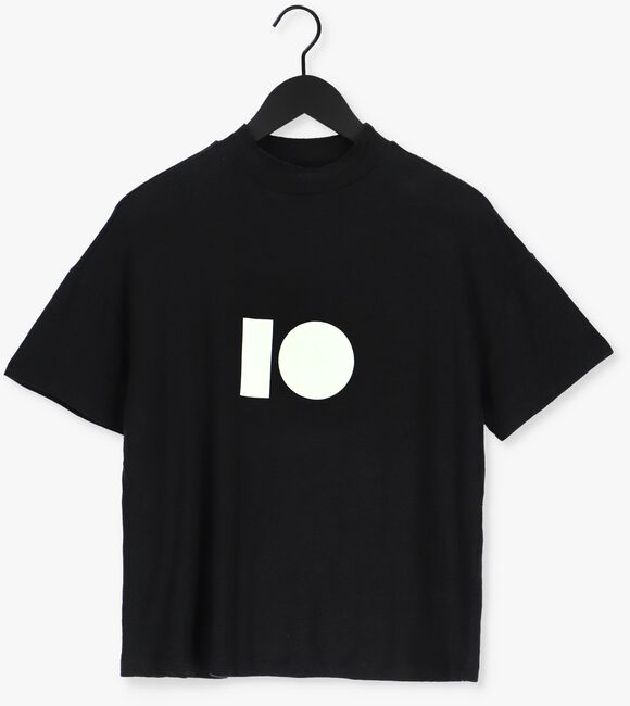 10DAYS T-shirt HIGH NECK TEE LINEN en blanc - large