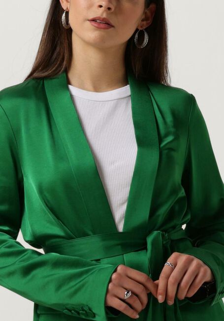 SCOTCH & SODA Blazer BELTED SATIN SINGLE BREASTED BLAZER en vert - large