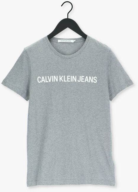 CALVIN KLEIN T-shirt INSTITUTIONAL L en gris - large
