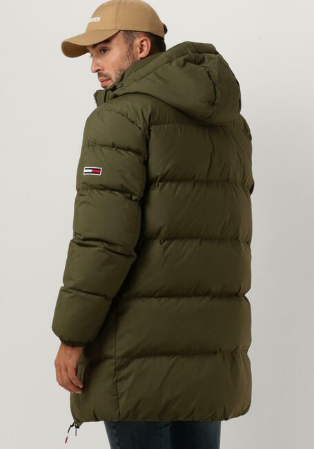 Groene TOMMY JEANS Gewatteerde jas TJM ESSENTIAL DOWN PARKA - large