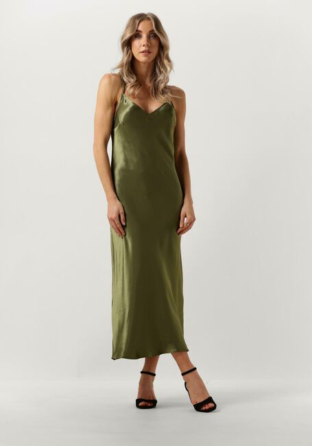 GREEK ARCHAIC KORI Robe midi 130512 Kaki - large