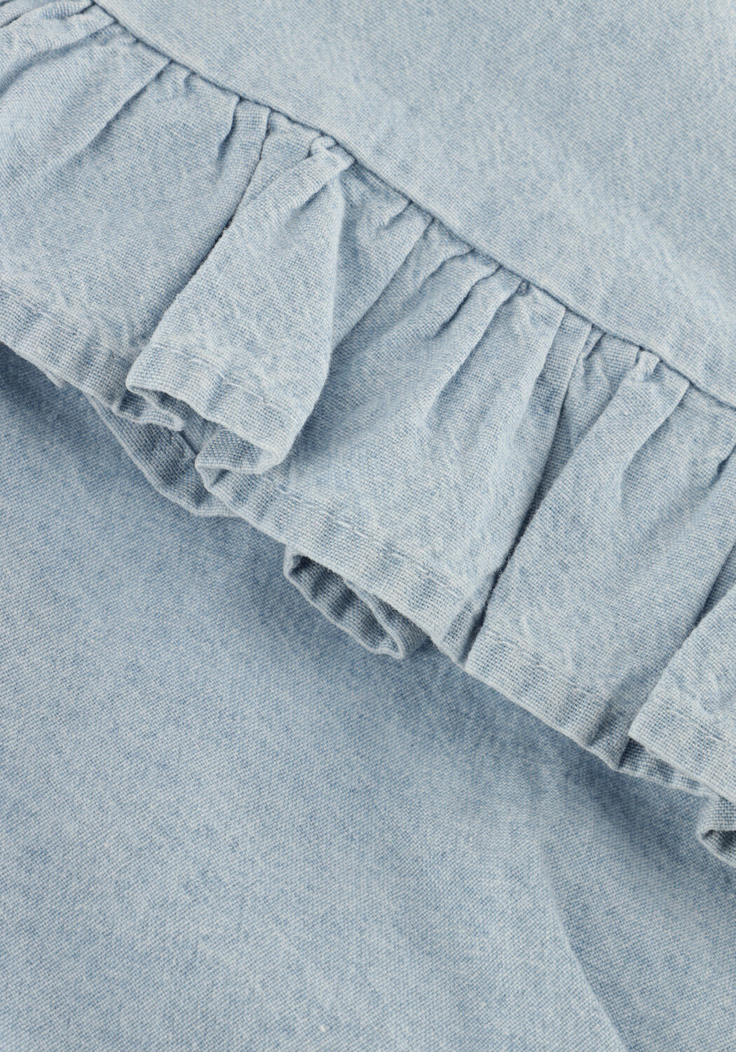 Lichtblauwe LIL' ATELIER Broeken/jumpsuits NMFLANA WIDE CROPPED JEANS - large