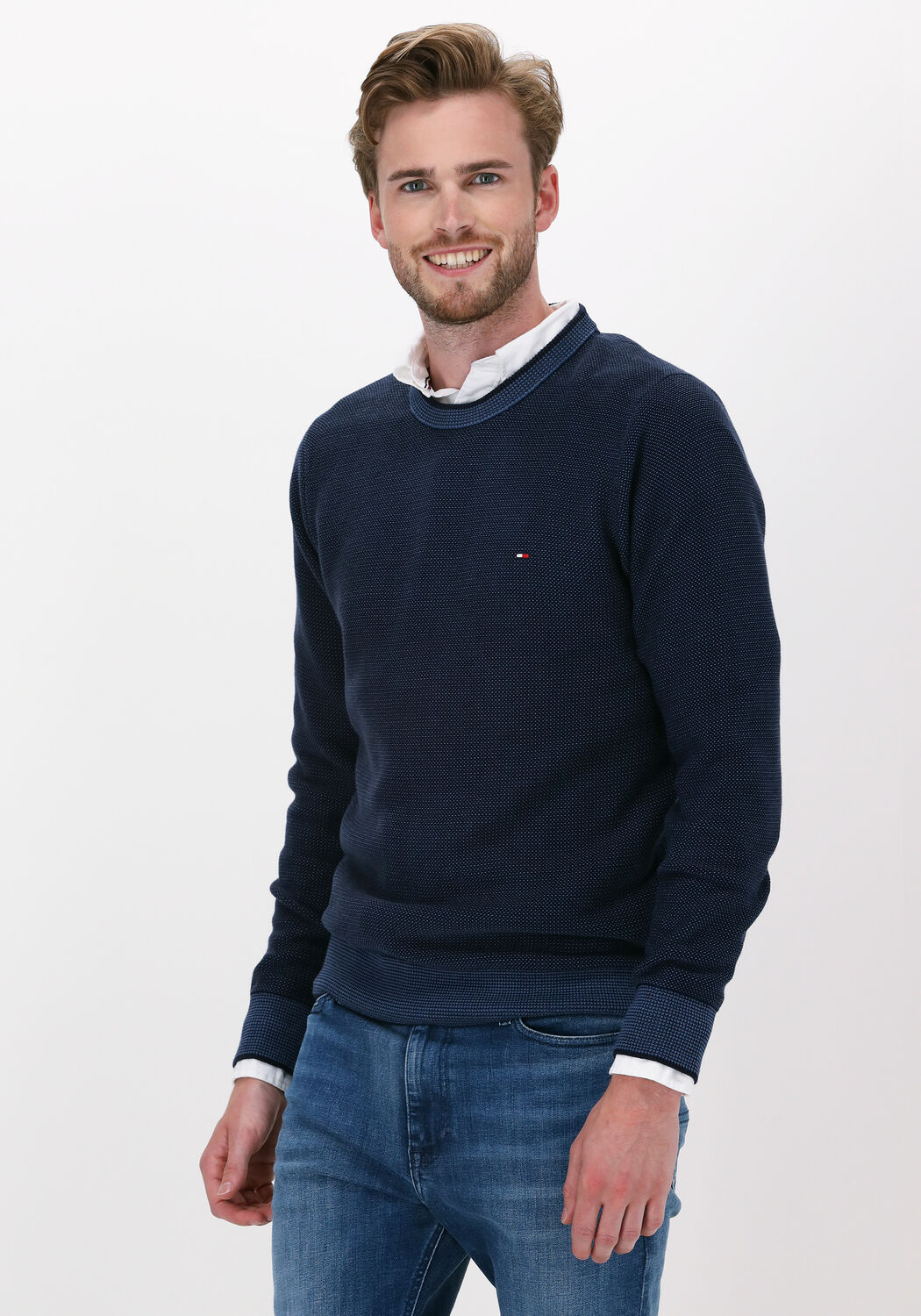Donkerblauwe tommy shop hilfiger trui