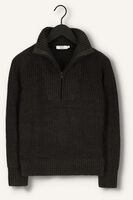 CC HEART Pull AVERY ZIP KNIT SWEATER en noir CC HEART Pull AVERY ZIP KNIT SWEATER en noir - medium