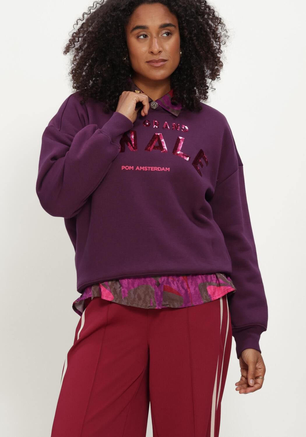 POM AMSTERDAM Pull SOPHIE THE GRAND FINALE en violet - large