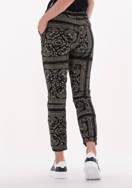 10DAYS Pantalon de jogging CROPPED JOGGER PAISLEY en noir - large