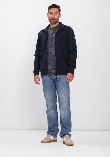 PME LEGEND T-shirt AOP COTTON SLUB en bleu - large