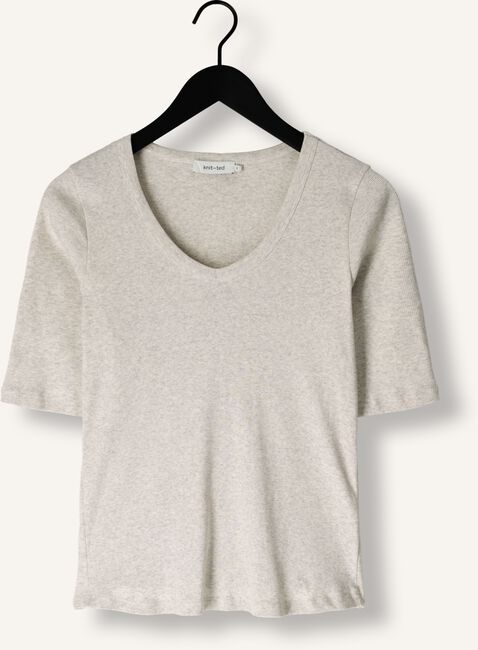 Lichtgrijze KNIT-TED Top EDEN Lichtgrijze KNIT-TED Top EDEN - large