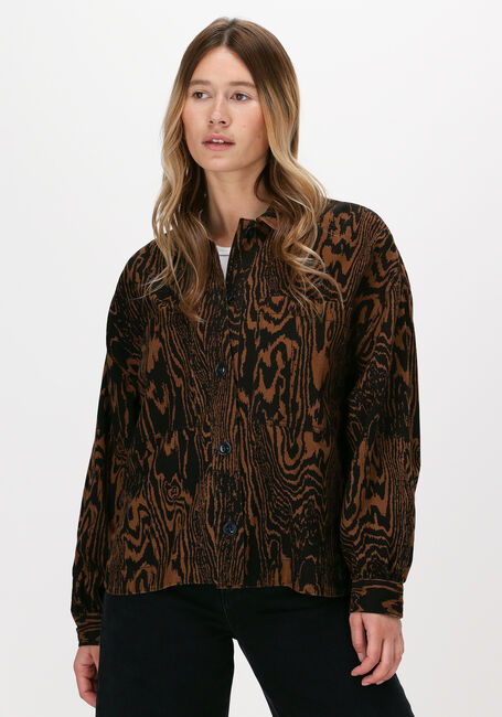 Bruine MODSTRÖM  MATEO PRINT SHIRT - large