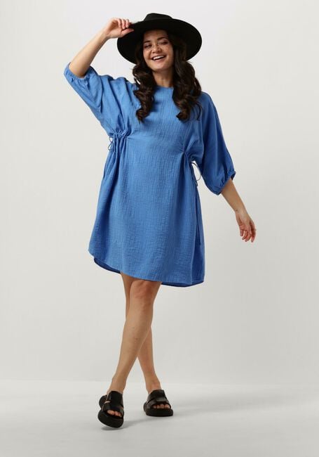 Blauwe MSCH COPENHAGEN Mini jurk MSCHAMALIA 3/4 DRESS Blauwe MSCH COPENHAGEN Mini jurk MSCHAMALIA 3/4 DRESS - large