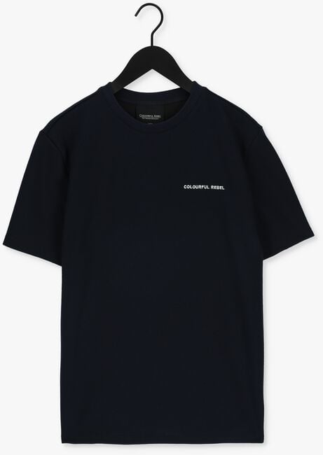 COLOURFUL REBEL T-shirt STRUCTURE TEE en bleu - large