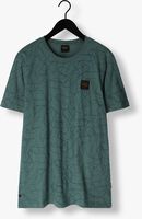 Groene PME LEGEND T-shirt SHORT SLEEVE R-NECK SLUB JERSEY AOP