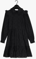 Zwarte SELECTED FEMME Midi jurk SLFBRODY LS SHORT BRODERI