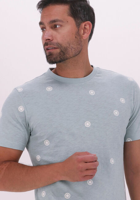 Lichtblauwe KULTIVATE T-shirt TS BLUE SUN - large