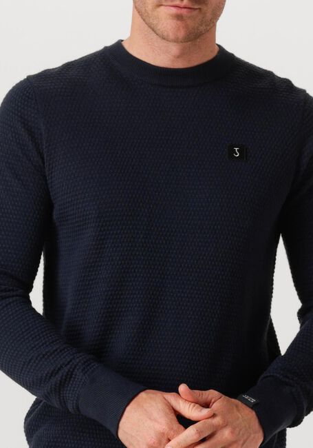 BUTCHER OF BLUE Pull STRUCTURE CREW Bleu foncé - large
