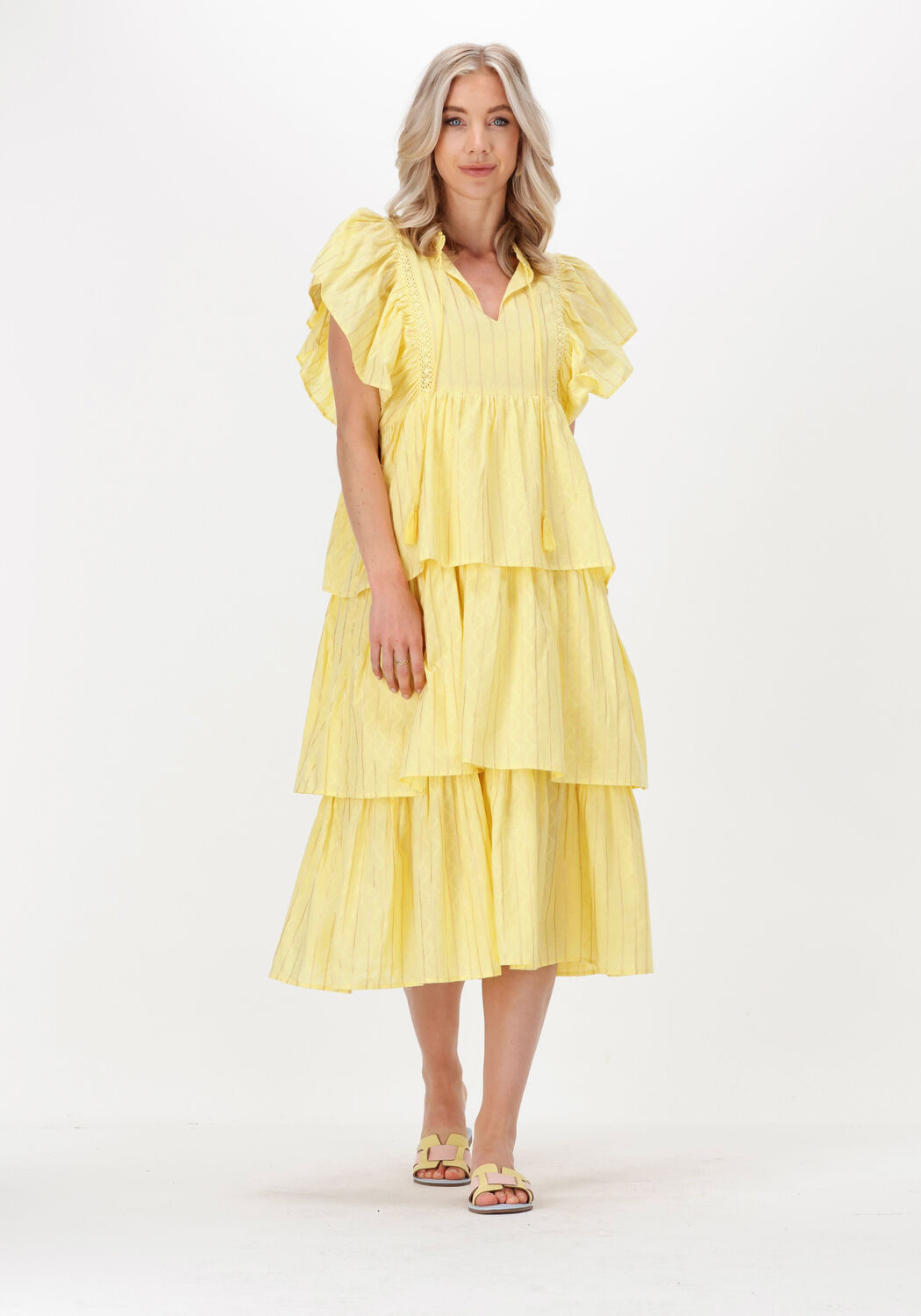 Robe hotsell midi jaune
