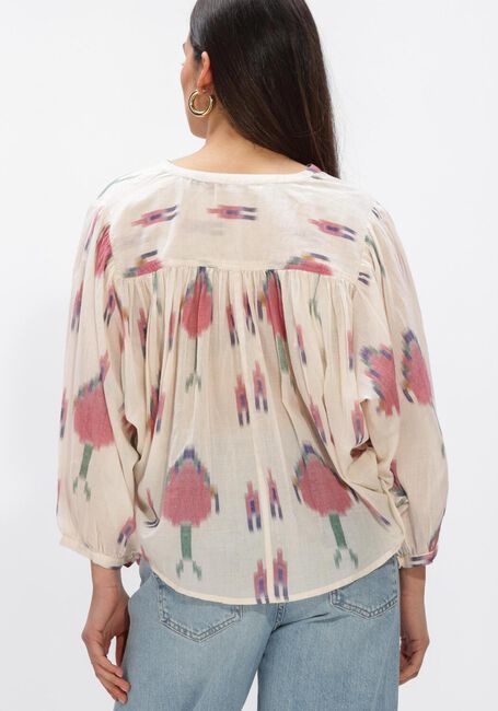 Ecru BY-BAR  BECKY IKAT BLOUSE - large