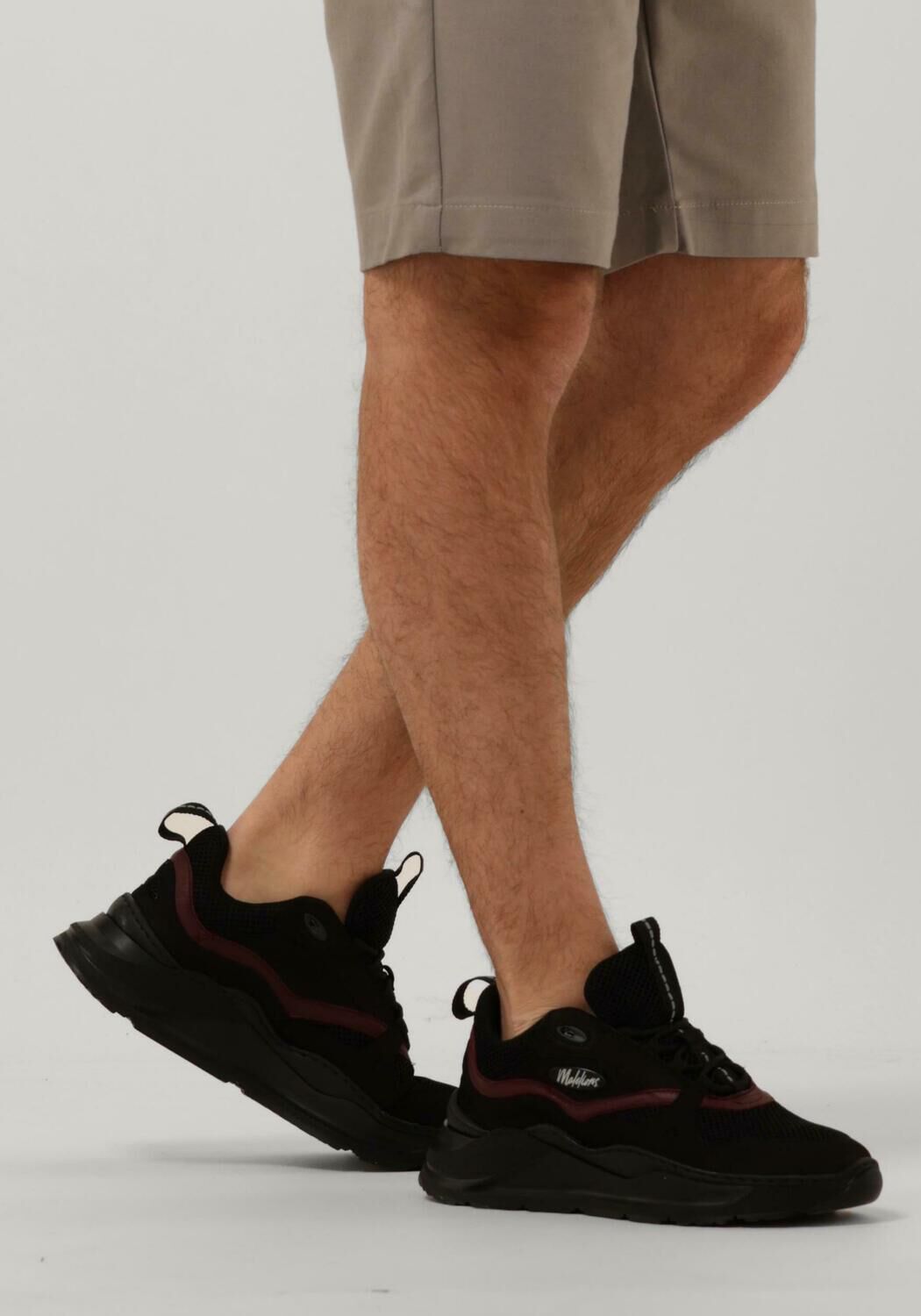 Zwarte MALELIONS Sneakers MALELIONS MEN MESH RUNNER - large