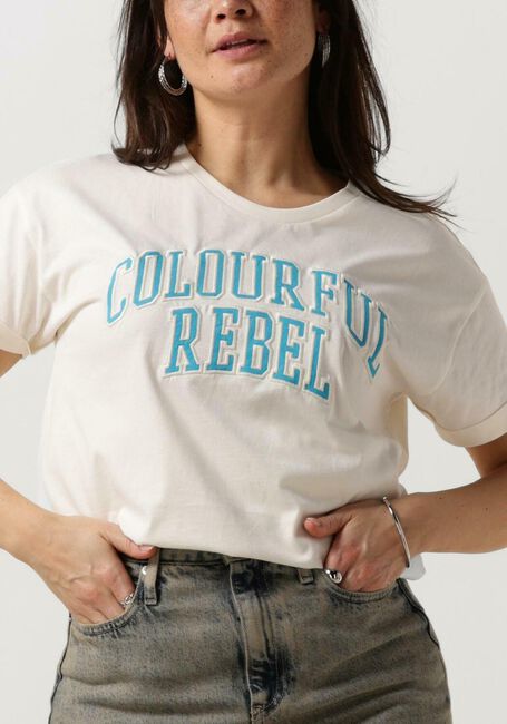 Witte COLOURFUL REBEL T-shirt CR PATCH BOXY TEE - large