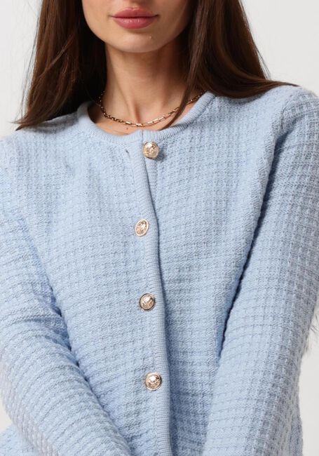 NEO NOIR Gilet LIMONE KNIT JACKET Bleu clair - large