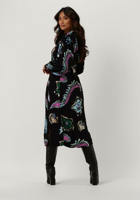 POM AMSTERDAM Robe midi DRESS 6953 en noir - large