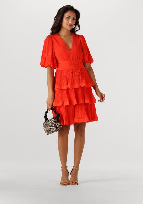 Oranje Y.A.S. Mini jurk YASPLIRA SS DRESS S - large