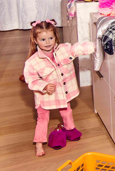 Roze RETOUR Jassen HEIKE OVERSHIRT - large
