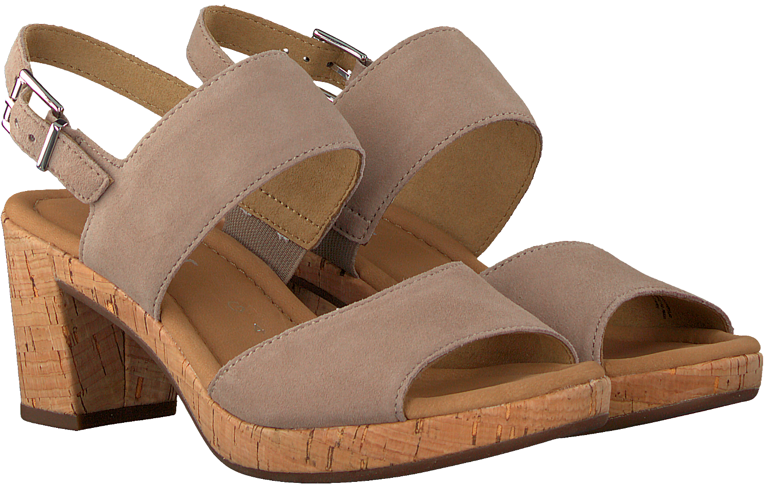 beige sandalen
