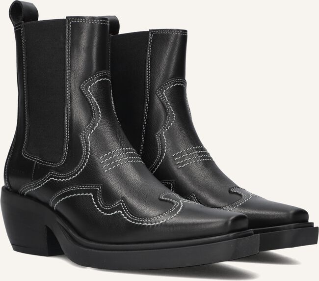 Zwarte COPENHAGEN STUDIOS Enkellaarsjes CPH232 Zwarte COPENHAGEN STUDIOS Enkellaarsjes CPH232 - large