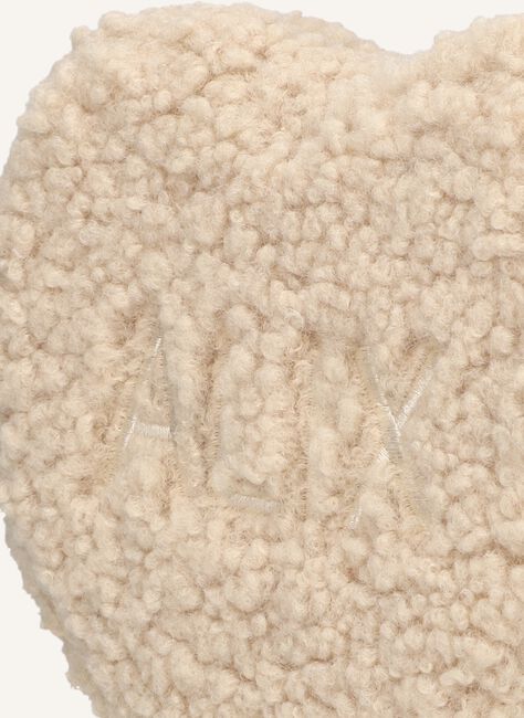 Beige ALIX THE LABEL Schoudertas LADIES WOVEN FAUX FUR HEART BAG Beige ALIX THE LABEL Schoudertas LADIES WOVEN FAUX FUR HEART BAG - large