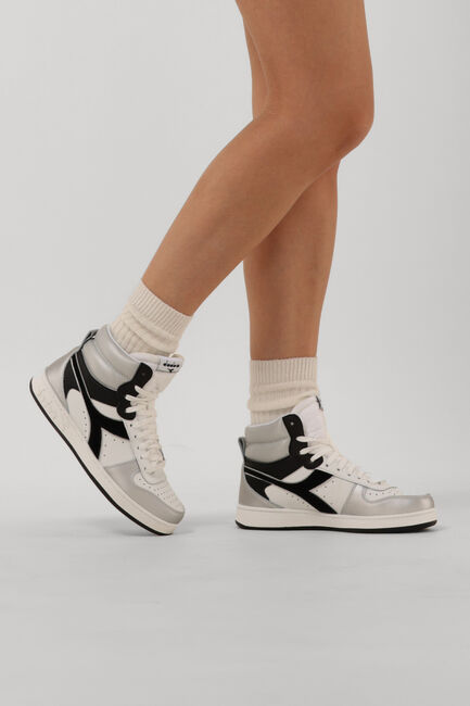 Witte DIADORA Sneakers MAGIC BASKET MID SPACE WOMAN - large