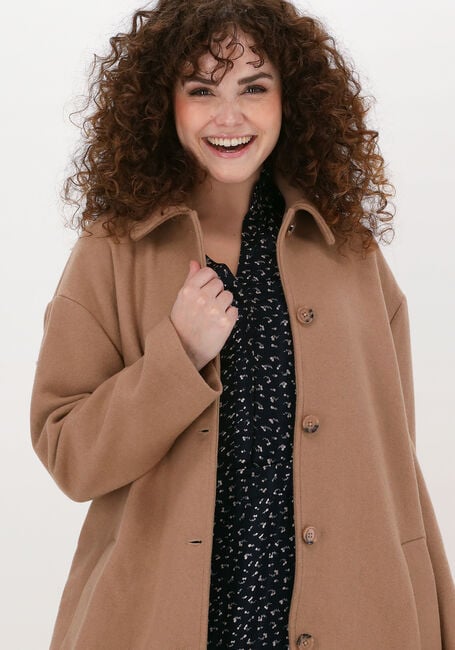 NEO NOIR Manteau ANLU COAT en camel - large