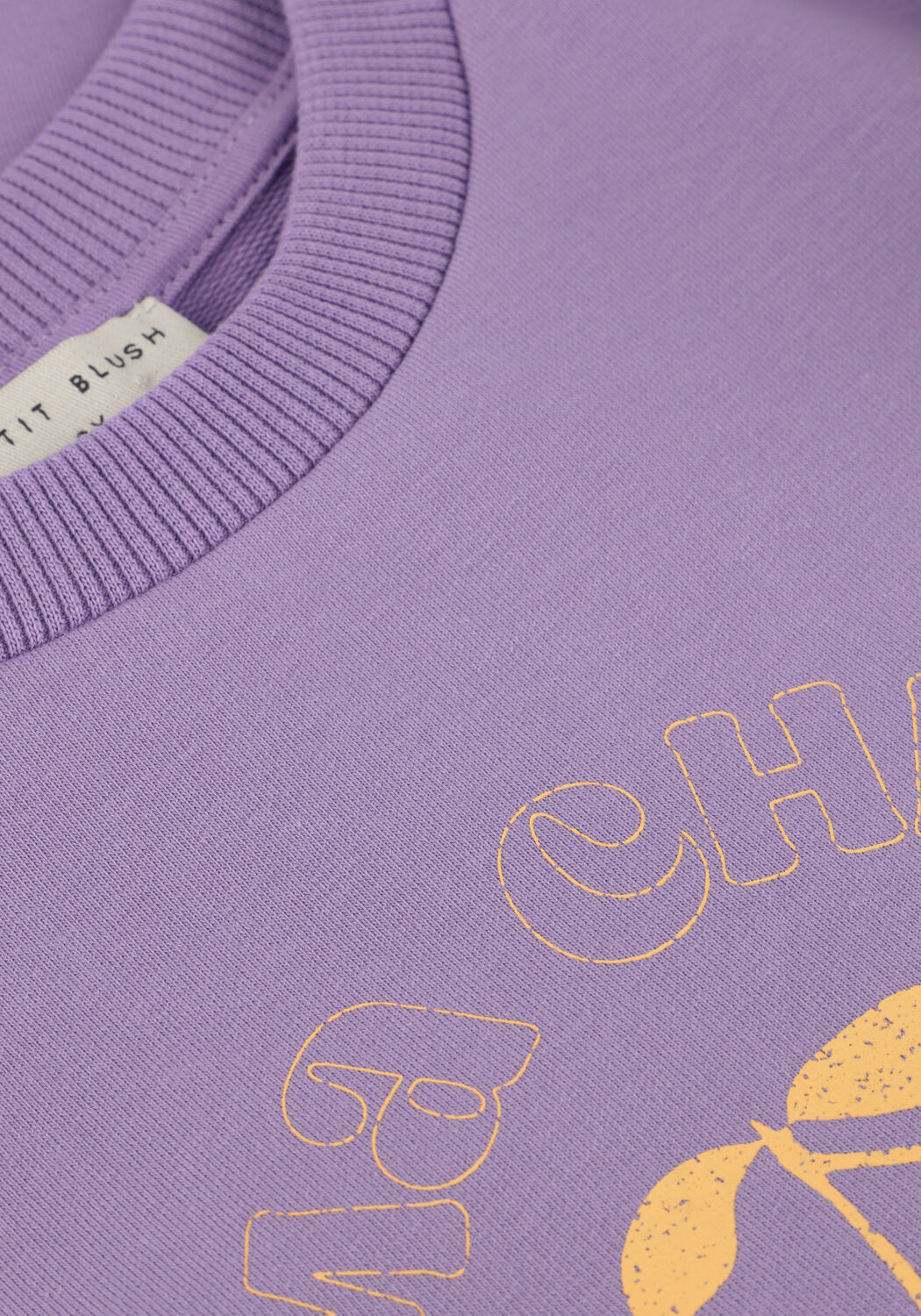 PETIT BLUSH Chandail JUNE RUFFLE SWEATER en violet - large