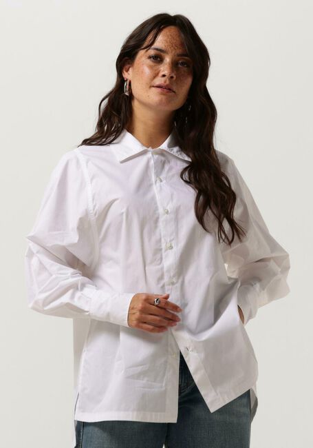 VANILIA POPLIN LACES SHIRT Blouses en blanc - large