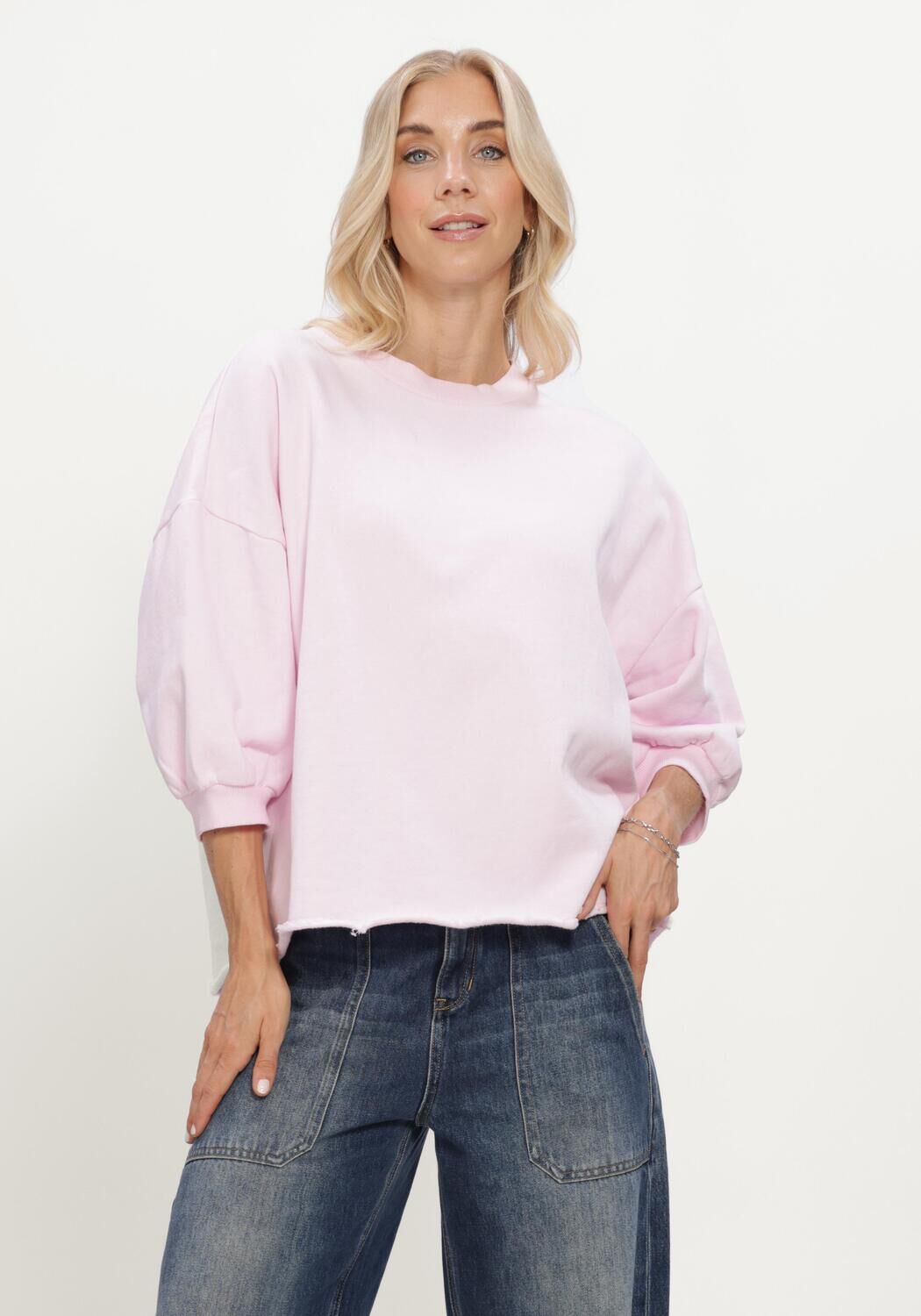 CIRCLE OF TRUST Haut KENZIE SWEAT Rose clair - large