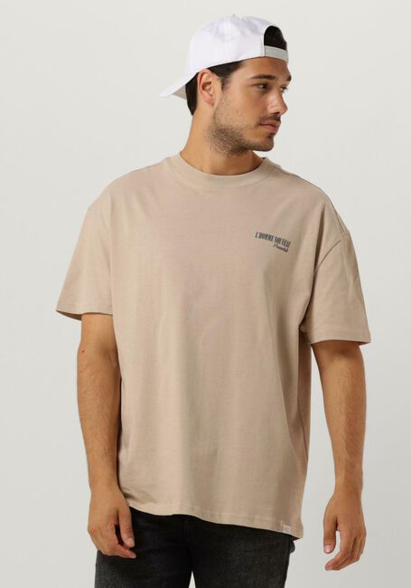 PUREWHITE T-shirt T-SHIRT WITH CHEST PRINT AND BACK ARTWORK Sable - large