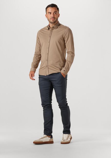Beige CAST IRON Casual overhemd CF TECH TWILL JERSEY - large