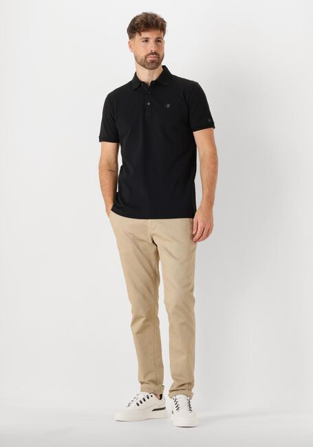 CAST IRON Polo SHORT SLEEVE POLO FINE PIQUE ESSENTIAL en noir - large