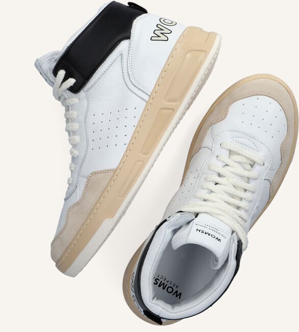 Witte WOMSH Hoge sneaker INK HIGH Witte WOMSH Hoge sneaker INK HIGH - large