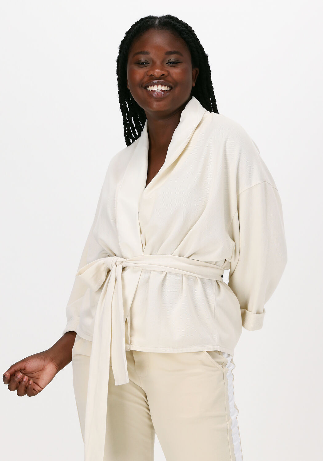 10DAYS Kimono KIMONO BLAZER Sable Omoda