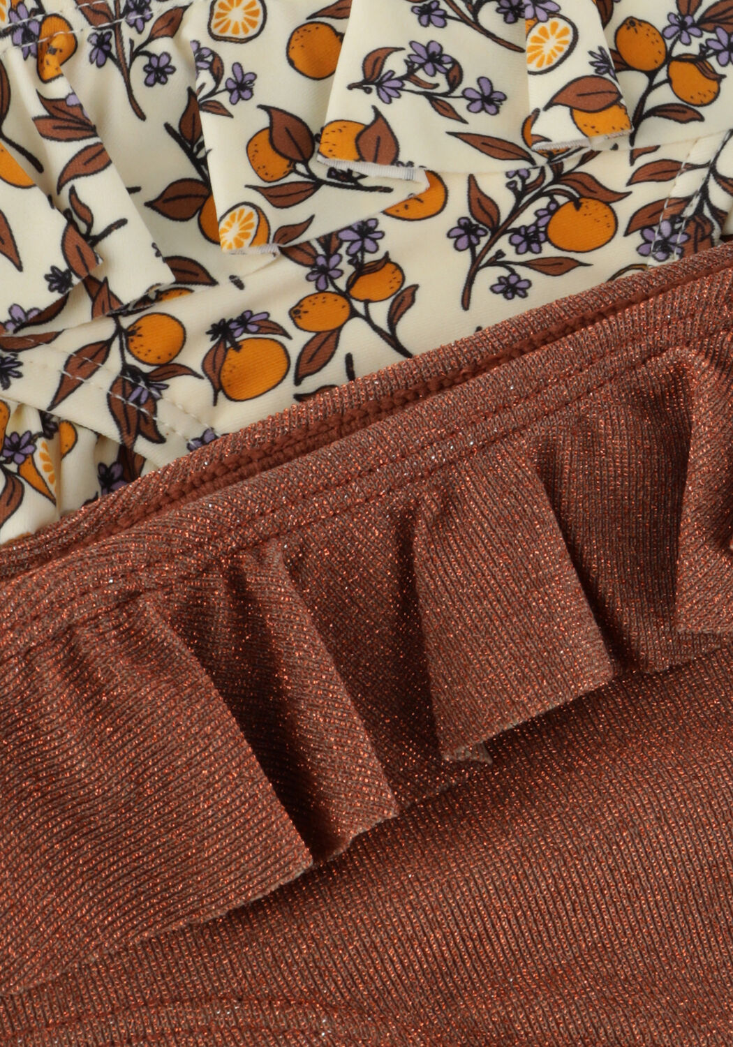 SALTED STORIES Bas de bikini SOPHIE 2 PACK en marron - large