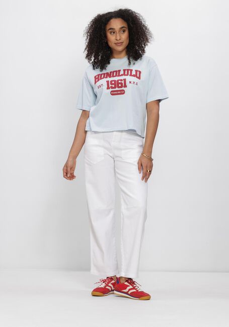 PENN & INK Pantalon large TROUSERS en blanc - large