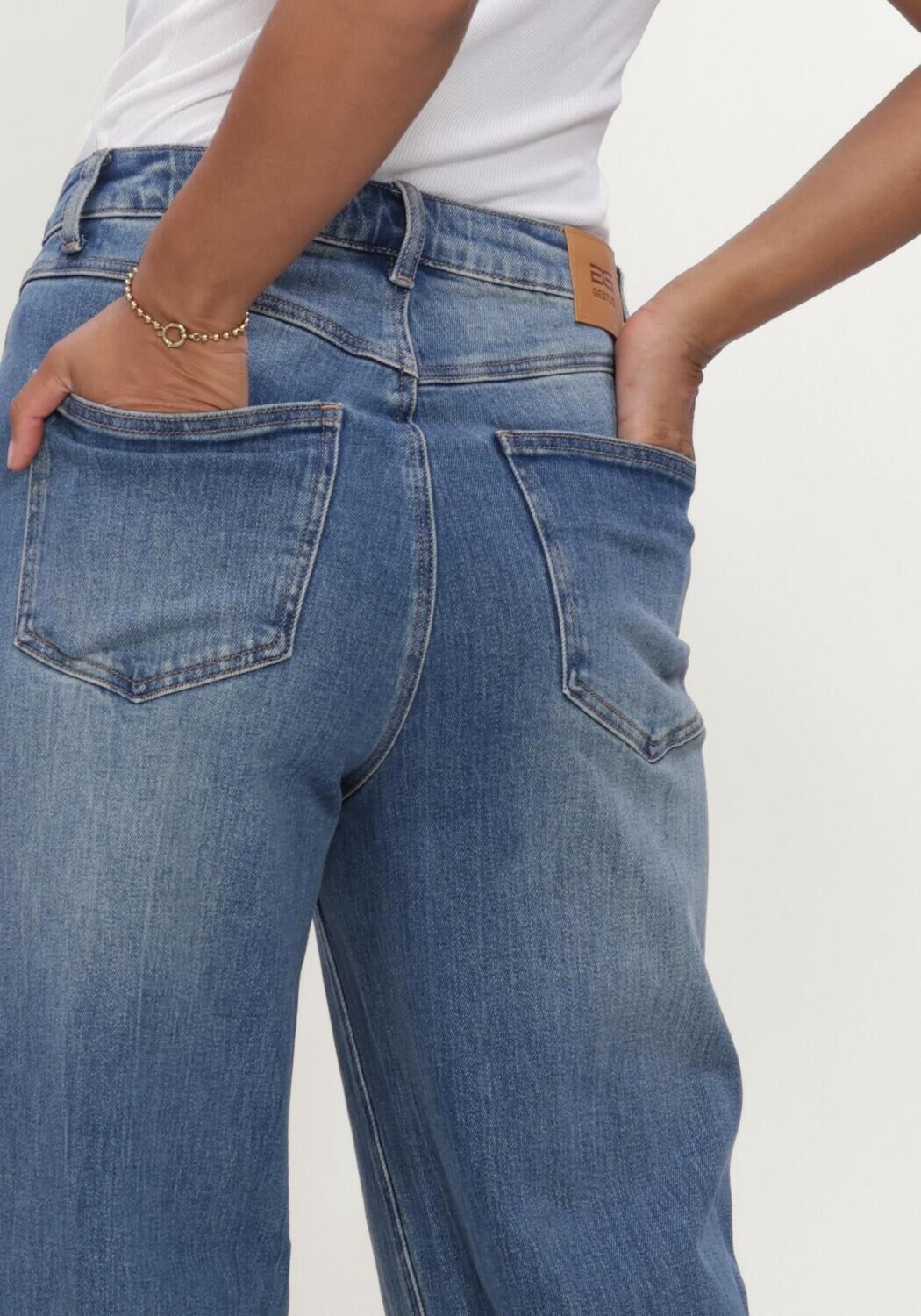 Blauwe GESTUZ Wide jeans GZSARA HW WIDE JEANS - large
