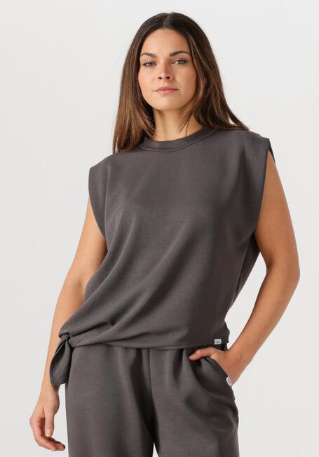 PENN & INK T-SHIRT KNOOP Hauts & T-shirts en gris - large