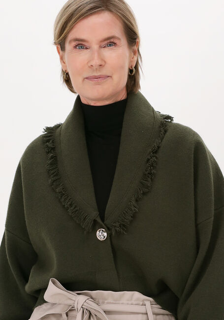 Groene SILVIAN HEACH Vest JACKET SWEATER PALMDAKE - large