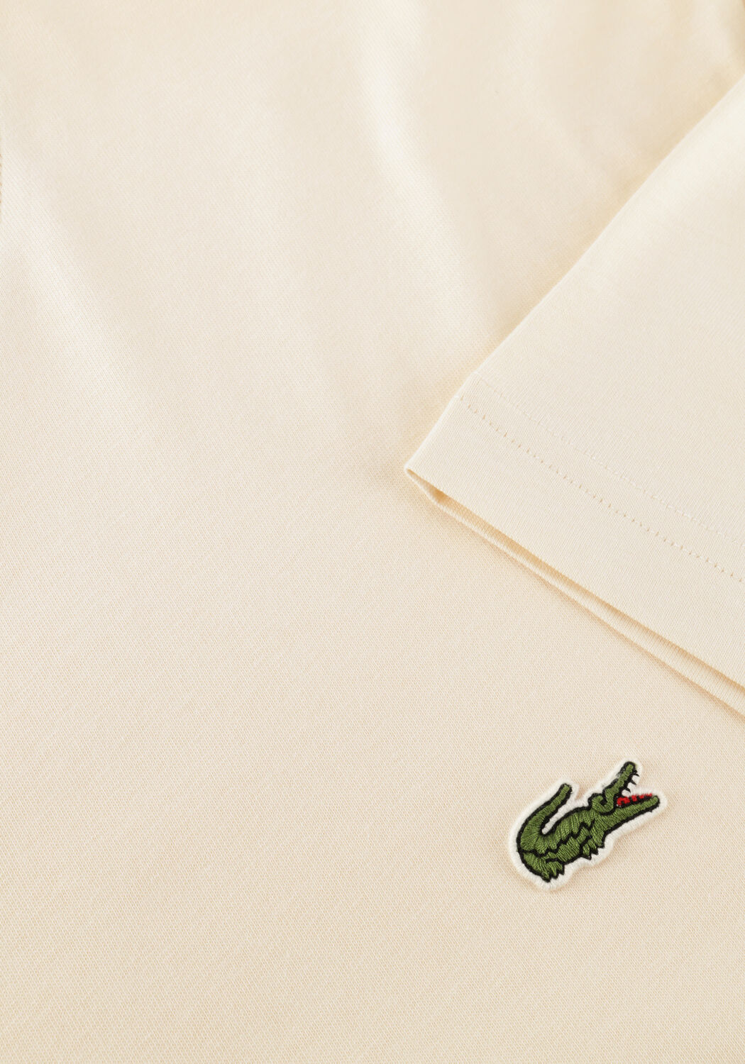 LACOSTE T-shirt COTTON T-SHIRT Cr&egrave;me - large