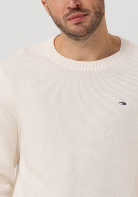 Witte TOMMY JEANS Sweater TJM SLIM ESSNTLS C-NECK SWEATER - large