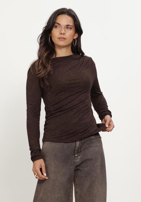BY-BAR Haut LEYA SPARKLE TOP en marron - large