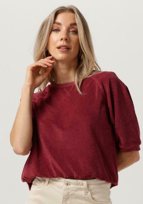 BY-BAR Haut NEVA SLUB TOP Bordeaux - large