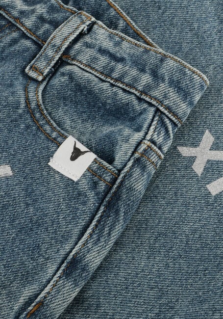 Lichtblauwe ALIX MINI Wide jeans WIDE LEG DENIM PANTS - large